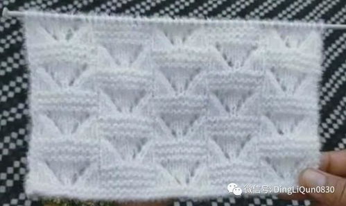 針織作品 36個簡單漂亮的針織針跡圖案,適合織服飾